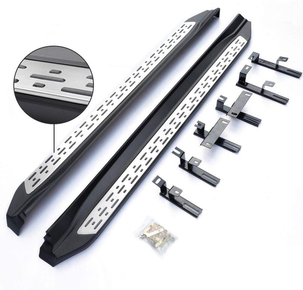 Black Horse OEM Replica Running Boards Compatible With 2014-2019 Toyota Highlander-RTOHI-14