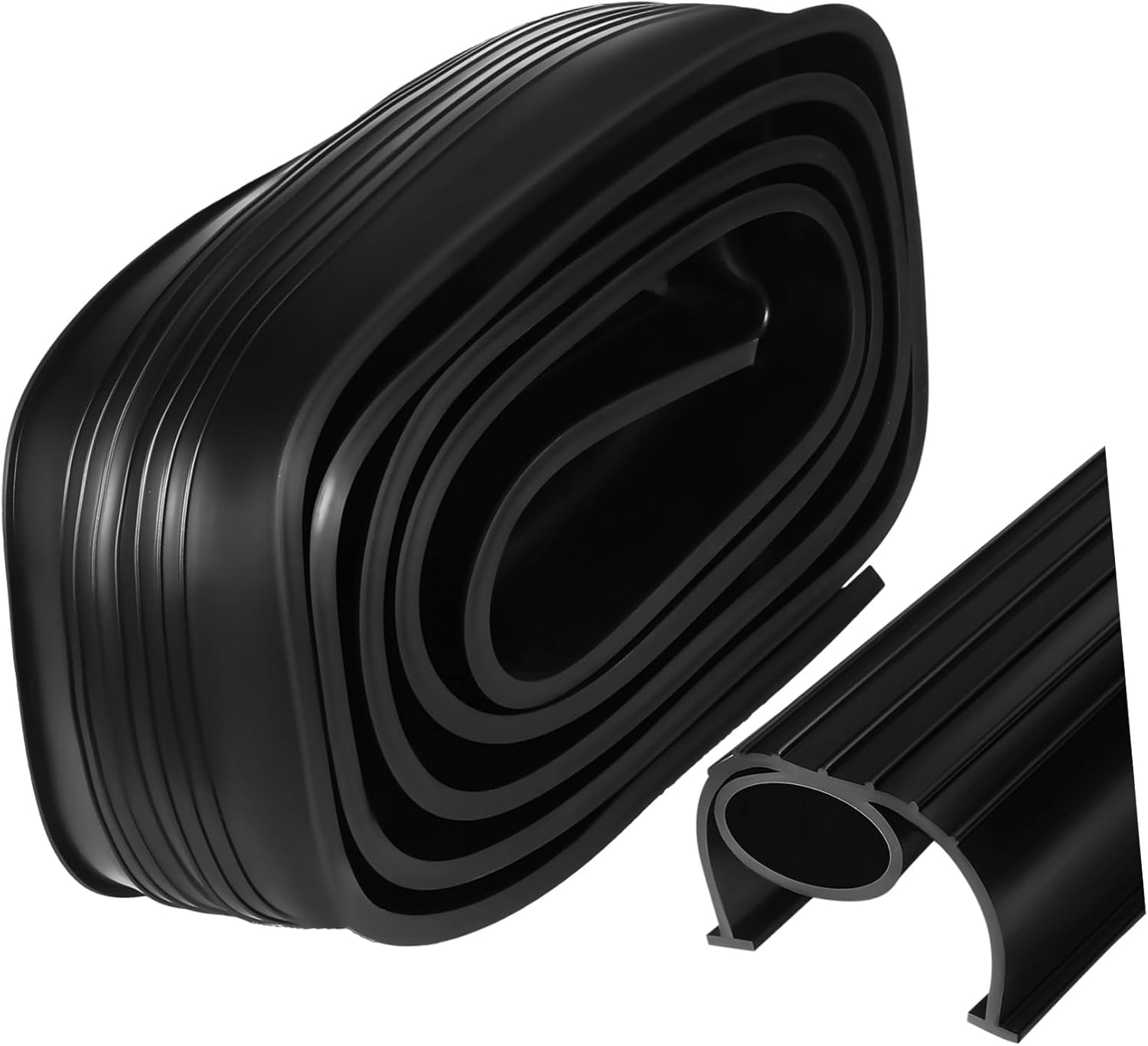 Garage Door Seal Epdm Weatherproof Bottom Seal for Water Protection Easy to Install Weather Stripping for Various Garage Door Roll