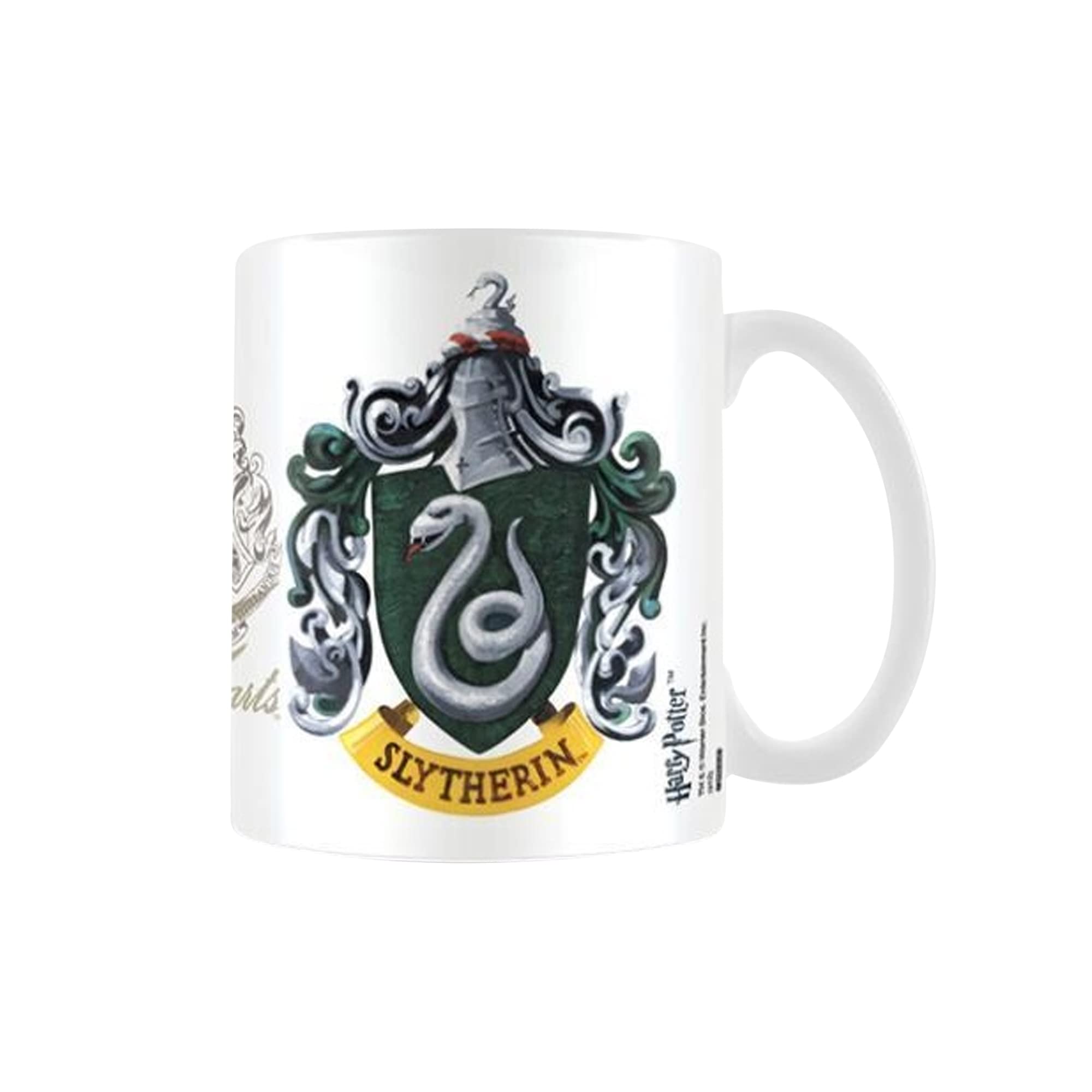 Pyramid International Harry Potter Slytherin and Hogwarts Crest Ceramic Mug in Presentation Box - Official Merchandise