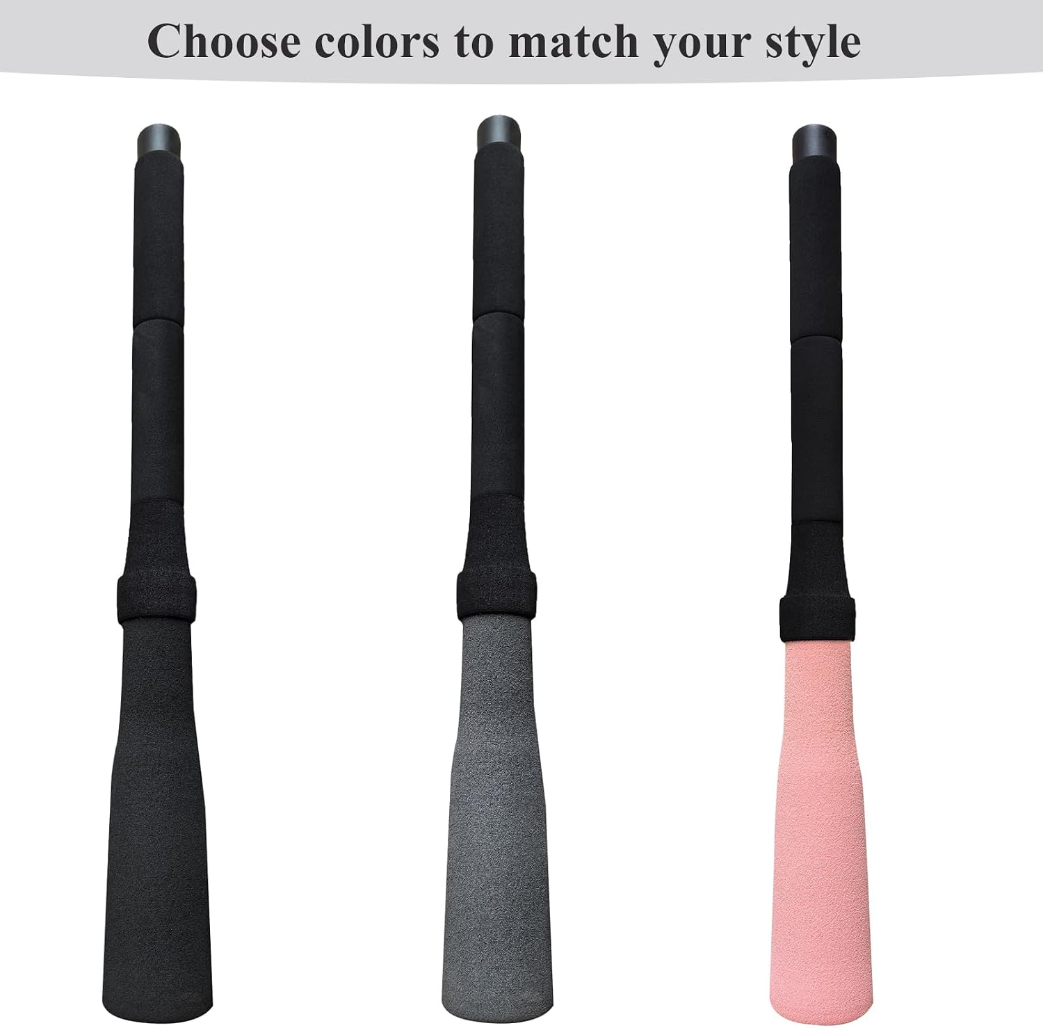 ZhaoCo Soft Clubbell for Women, 4.9LB/9.9LB Padded Indian Clubs, No Calluses Soft Grip Weighted Bar, Beginner Friendly Strength Training Equipment for Home Gym Office Apartment Workout