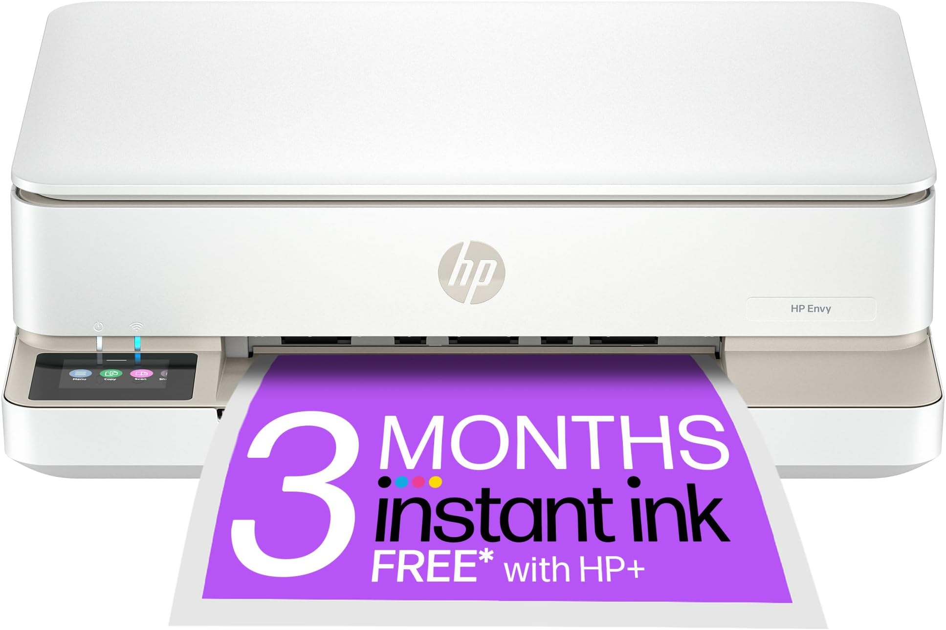 HP Envy 6120e All in One Printer | Perfect for Home | Colour | Wireless | Print, Scan & Copy | 3 Months of free Instant Ink | Easy Setup & Reliable Wi-Fi | White