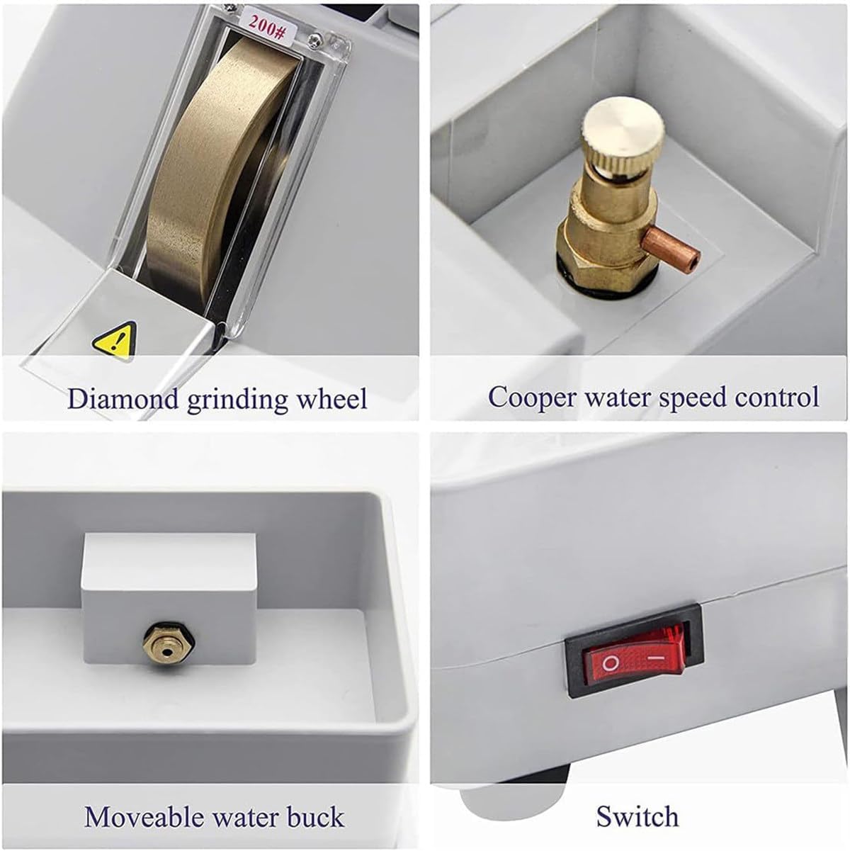 Optical Hand Edger - Diamond Grinding Wheel for Precision Lens Grinding and Polishing, Ideal for Eyeglasses Processing