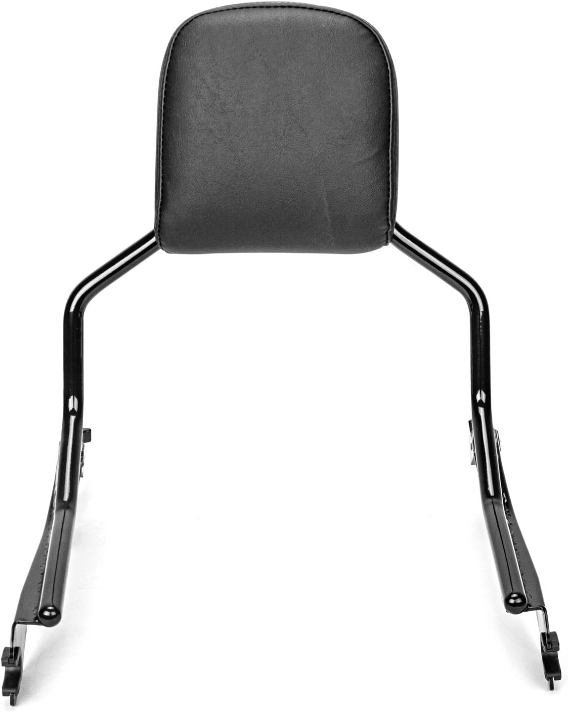WSays Passenger Sissy Bar Backrest W/Pad Standard Height with Docking Hardware Kit Compatible with Harley Softail Fat Bob 114 FXFB FXFBS 2018-Up