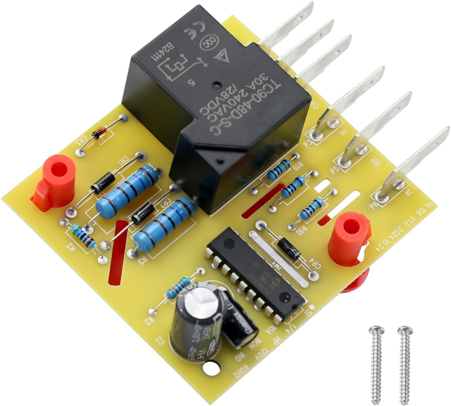 2304099 Defrost Control Board for Whirlpool Kenmore Amana Maytag KitchenAid Roper Estate Refrigerator Replacement parts for 2213100 2213473 2303826 2304099 2302564