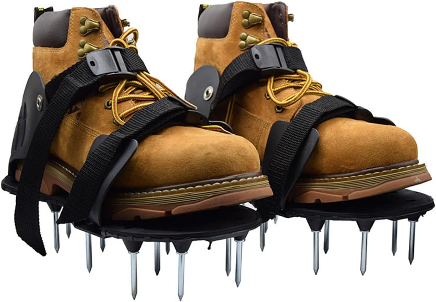 Ventilated Gardening Footwear Featuring Inflatable Cushioning And Anti Slip Nails For Landscaping Lawns Maintenance 2pcs Garden Aeration Footwear