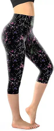 Walifrey Capri Leggings for Women, High Waisted Soft Workout Leggings