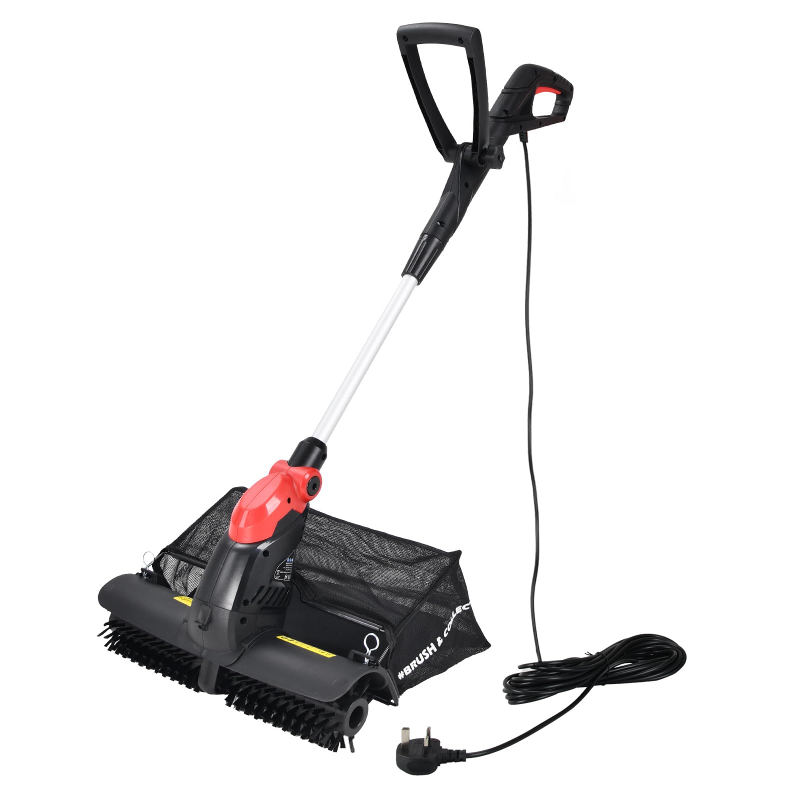 Artificial Grass Handheld Power Brush, 430mm Working Width, 300W Motor, 12L Collection Bag