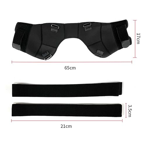 Miniatura 6 de XIBANY Protector de hombro con soporte doble, soporte de hombro ajustable para hombres y mujeres, alivio de lesiones de hombro, tendinitis