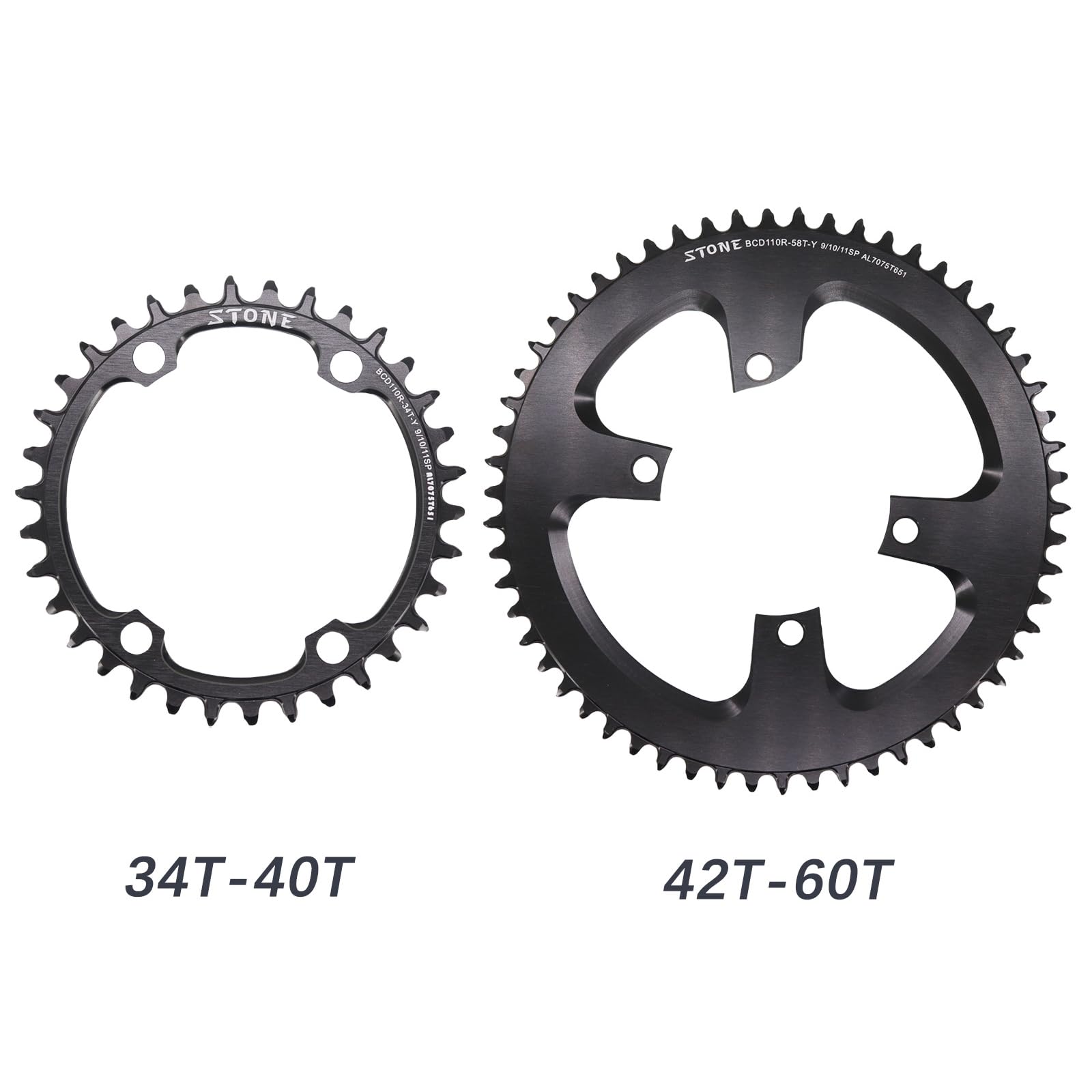Amazon | STONE ラウンドシングルチェーンリング 110BCD R7000