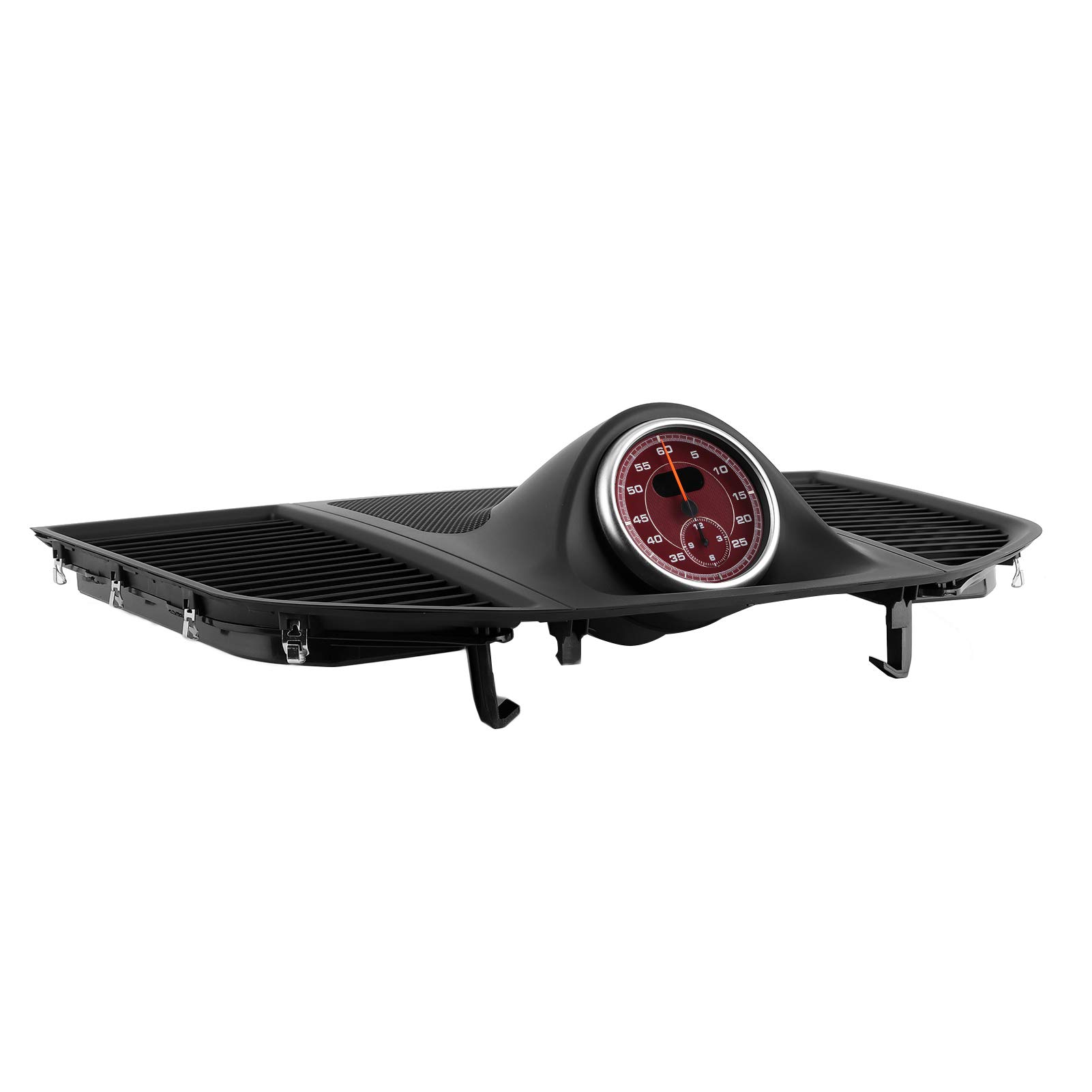Copertura Superiore del Cruscotto con Cronometro Rosso per 2014-2020 Accessorio di Lusso in ABS Resistente Installazione Rapida senza Danni