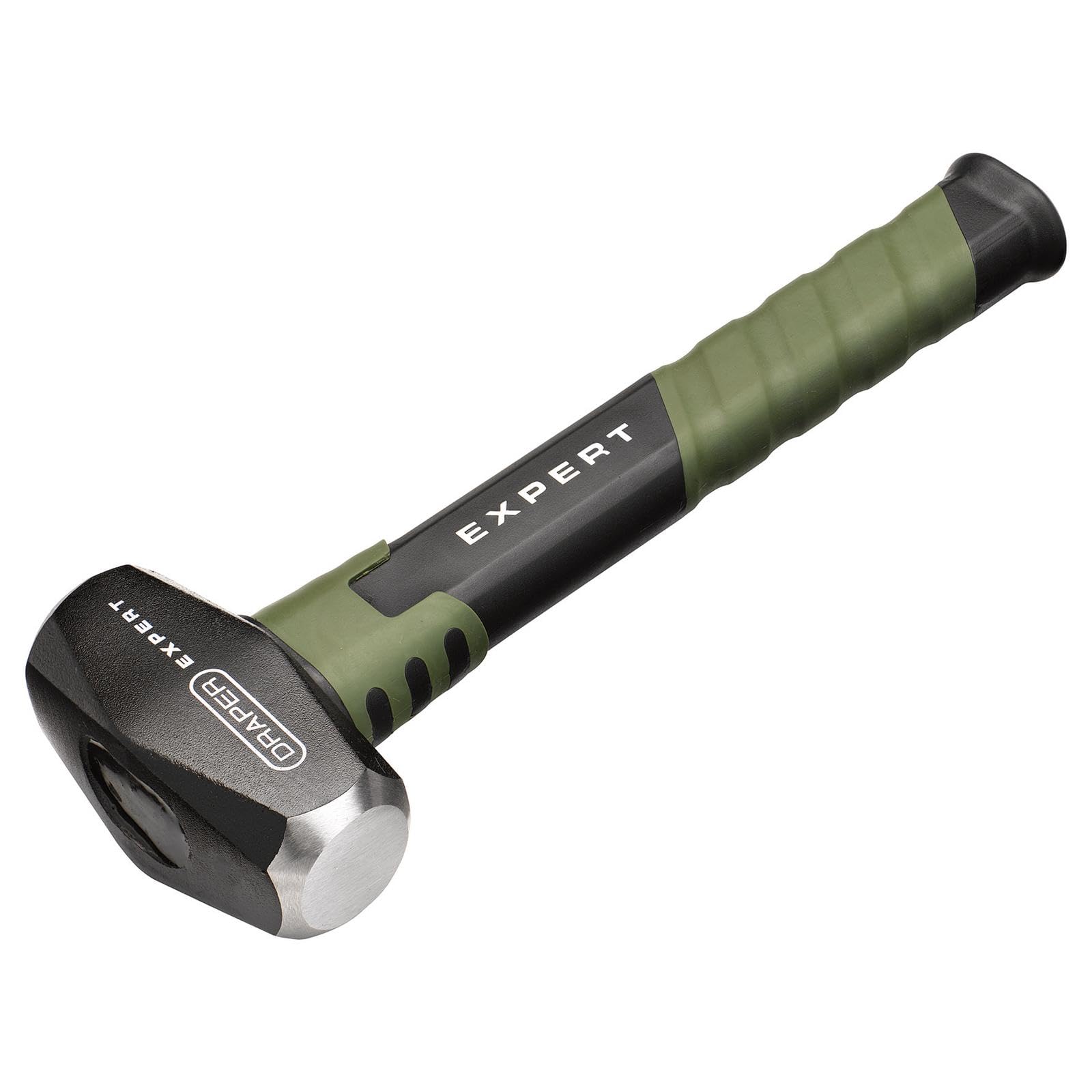 Draper Expert 2.5lb Club Hammer - 1.1kg Forged Steel Head with Steel Core Shaft, Fibreglass Overstrike Handle & Shock-Absorbing Non-Slip Grip - Heavy-Duty Trade Hand Tool
