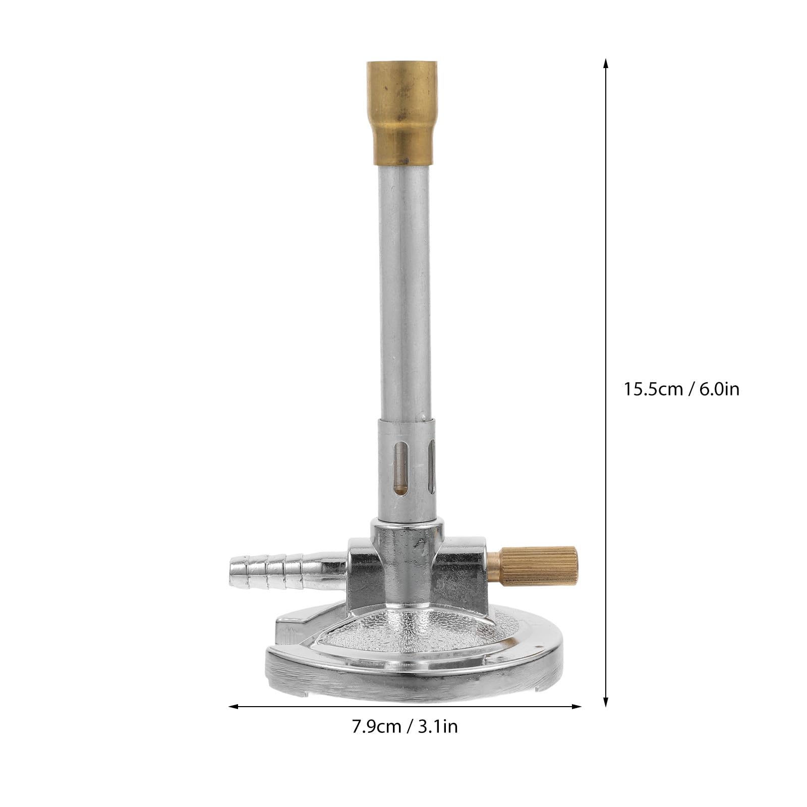 SUPVOX Brûleur Bunsen Gaz avec Stabilisateur de Flamme et Régulateur Basculement Kit Chauffage Laboratoire Sécurisé