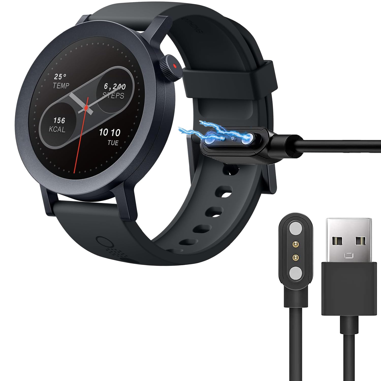 Ladekabel Für PASONOMI NX9 Smartwatch 1,39" – 100 Cm, Magnetisch, Kompatibles Ersatz-Ladegerät