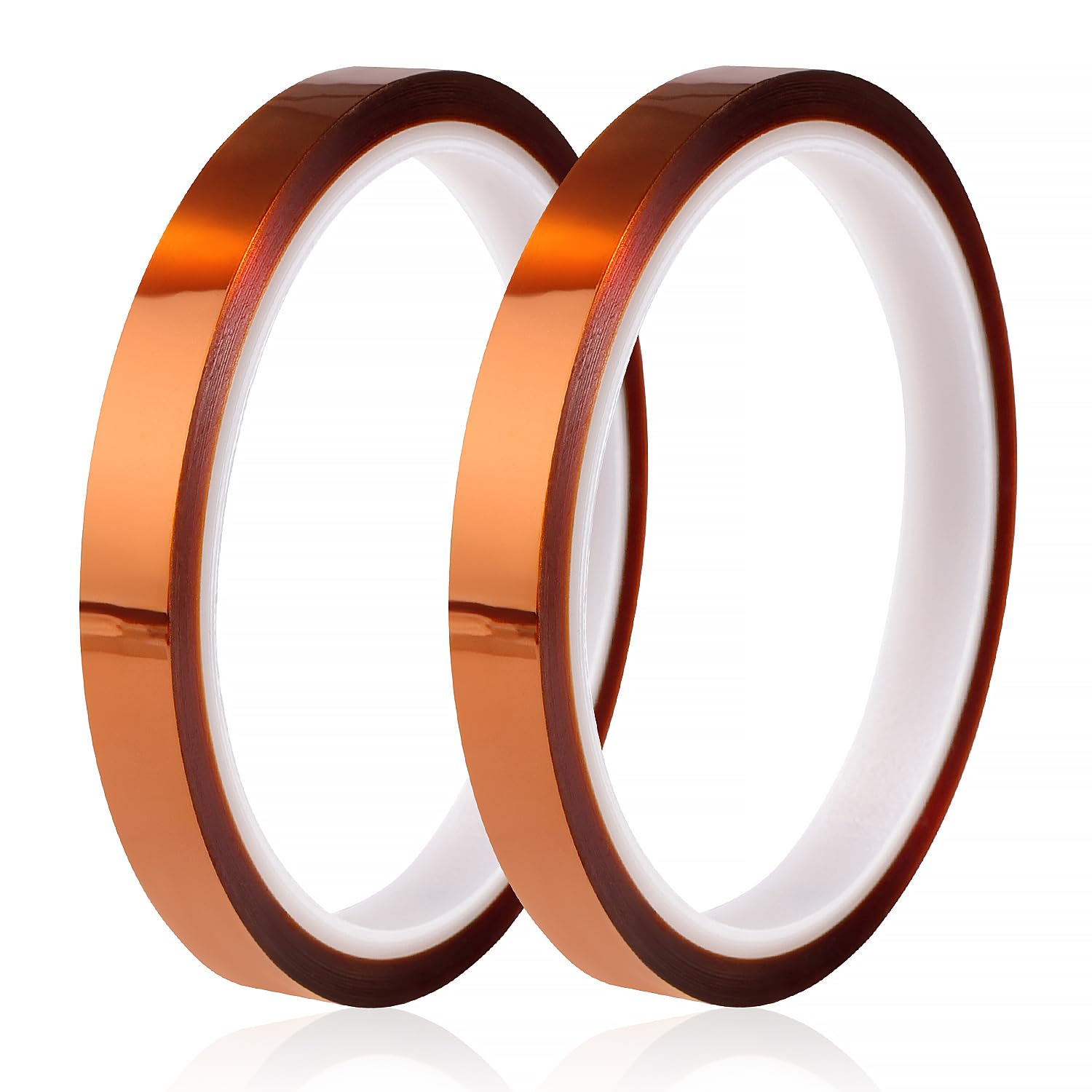 YIXISI 2 PCS 10mmx33m High Temperature Tape, Kapton Tape, Polyimide Tape, Sublimation Tape, Thermal Transfer Tape