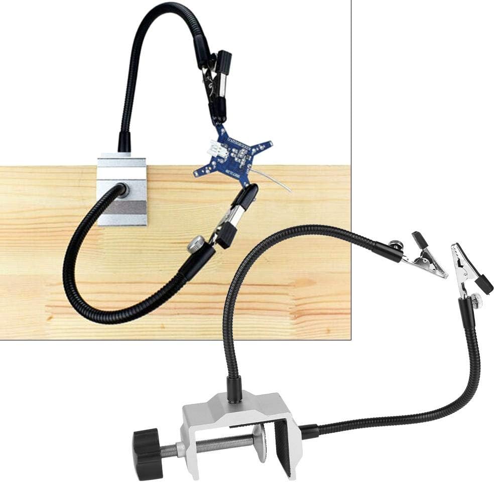 Universal Metal Arm Electric Iron Holder Solder Station Clamp for Soldering, Electronics, and DIY Projects, Flexible y