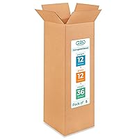 Vista 133 de IDL Packaging Cajas para envío de cartón corrugado cúbicas de 10 pulgadas de largo x 10 pulgadas de ancho x 10 pulgadas de alto (paquete de 5)