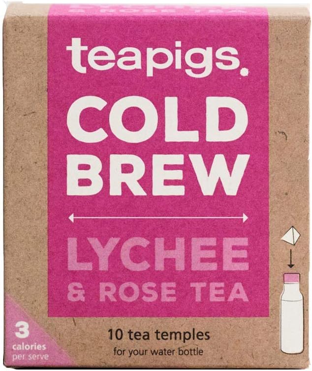 Teapigs Lychee And Rose Cold Brew Tea Bags (1 Pack Of 10 Tea Bags)