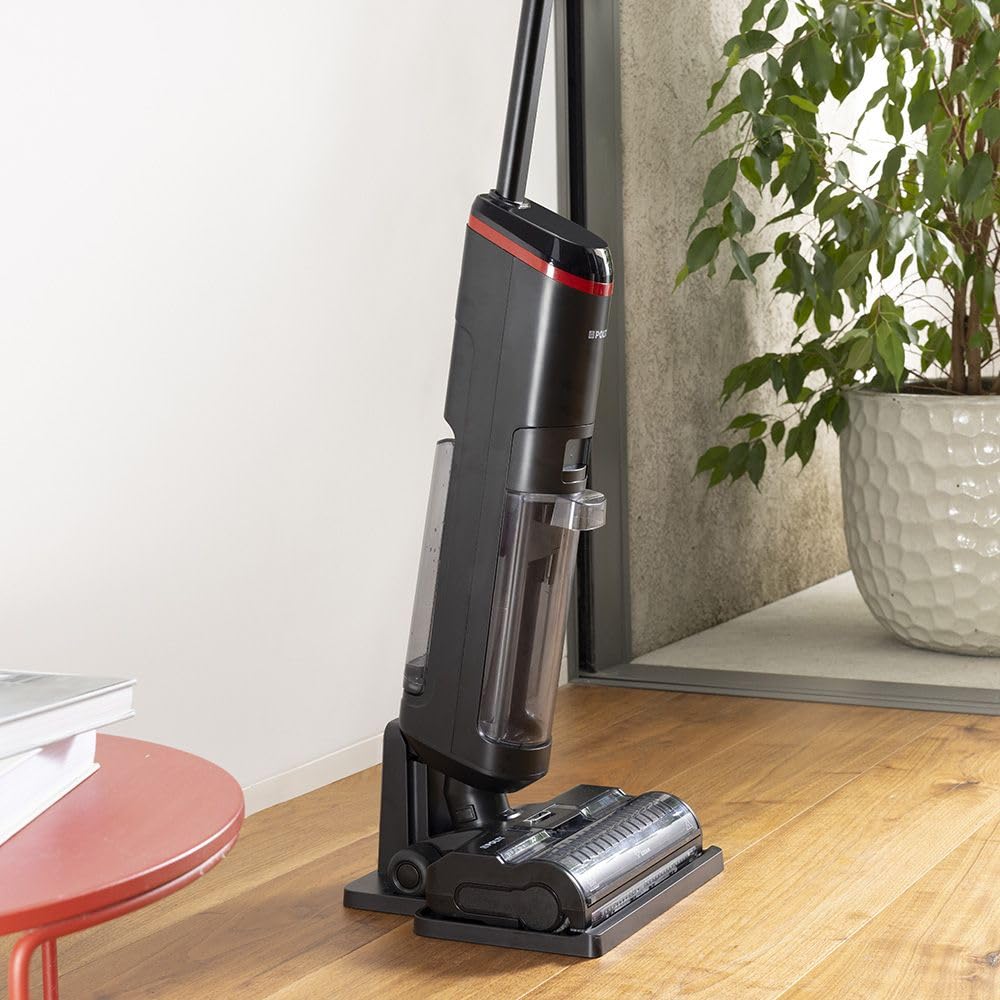 Aspirador Limpiador a Vapor Vapor 450W 21,6V 14 kPa Polti ROLLYSTEAM WD40C Cordless | 71dB, Blanco, Rojo