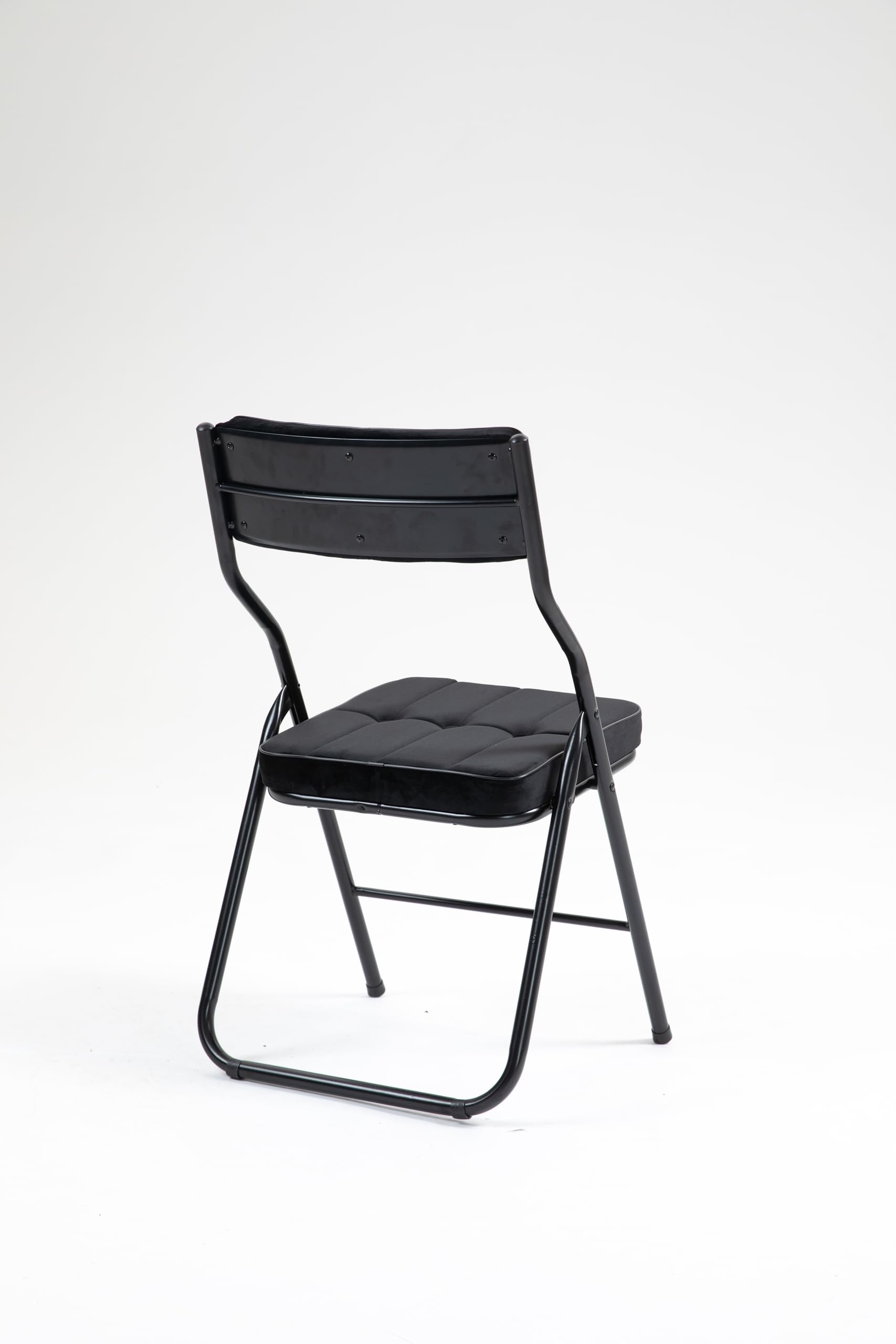 Homgoday Silla Plegable con Asiento y Respaldo Acolchados - Pack de 2 para Comedor y Exterior