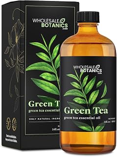 Green Tea Essential Oil by Wholesale Botanics | Premium Grade 100% Undiluted Essential Oil | for Aromatherapy, Soaps, Lotions, & Candles | Vegan & Cruelty Free (16 Fl Oz)