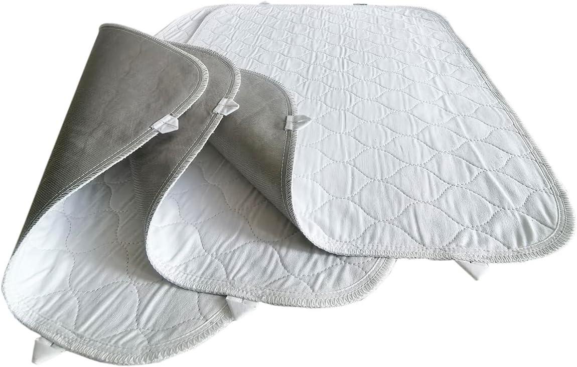 Careboree Washable Multi-Purpose Waterproof Pad Anti Slip (18″ x 24″) | Reusable Chair Pad Breathable Cotton Top Extra Absorbent Leak-proof Furniture Protector
