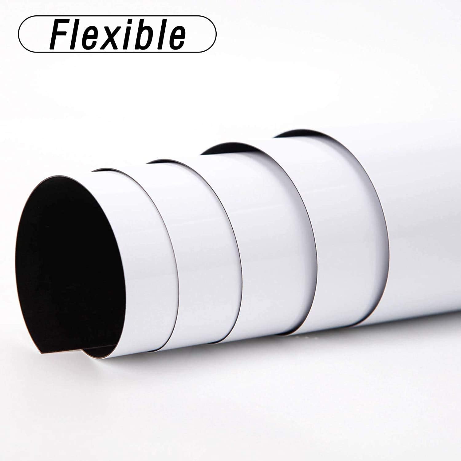 ZHIDIAN Magnetic Whiteboard Contact Paper for Wall 94 x 48 inches, Magnetic Dry Erase White Board Sticker with Non-Adhesive Backing for Office Home School