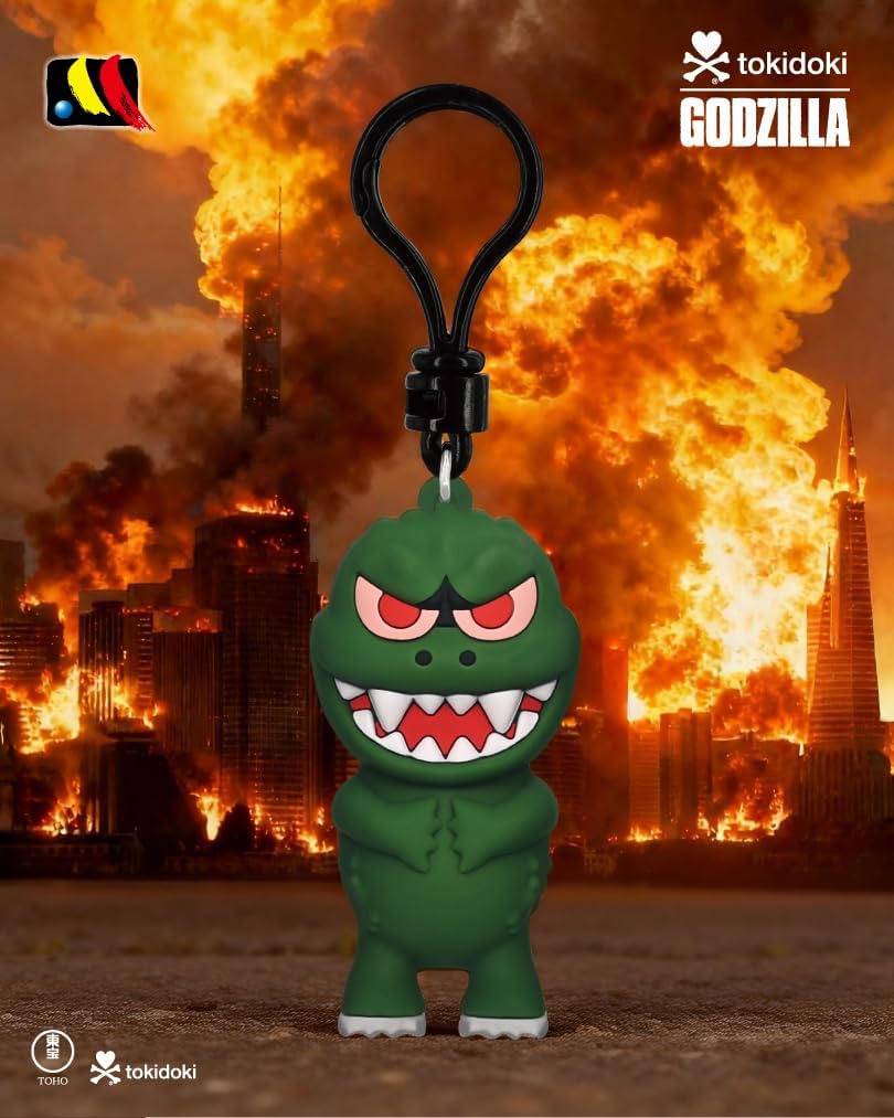 Tokidoki x Godzilla - Series 1-3D Foam Bag Clip Blind Bag - 24pc PDQ Display