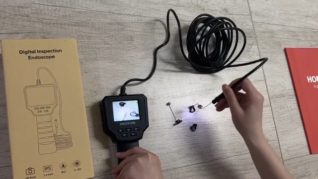 Endoscopio Industriale Per Smartphone - 5m Cavo, 1080P HD, IP67, Per Ispezioni Meccaniche E Autoveicoli - Foto 2