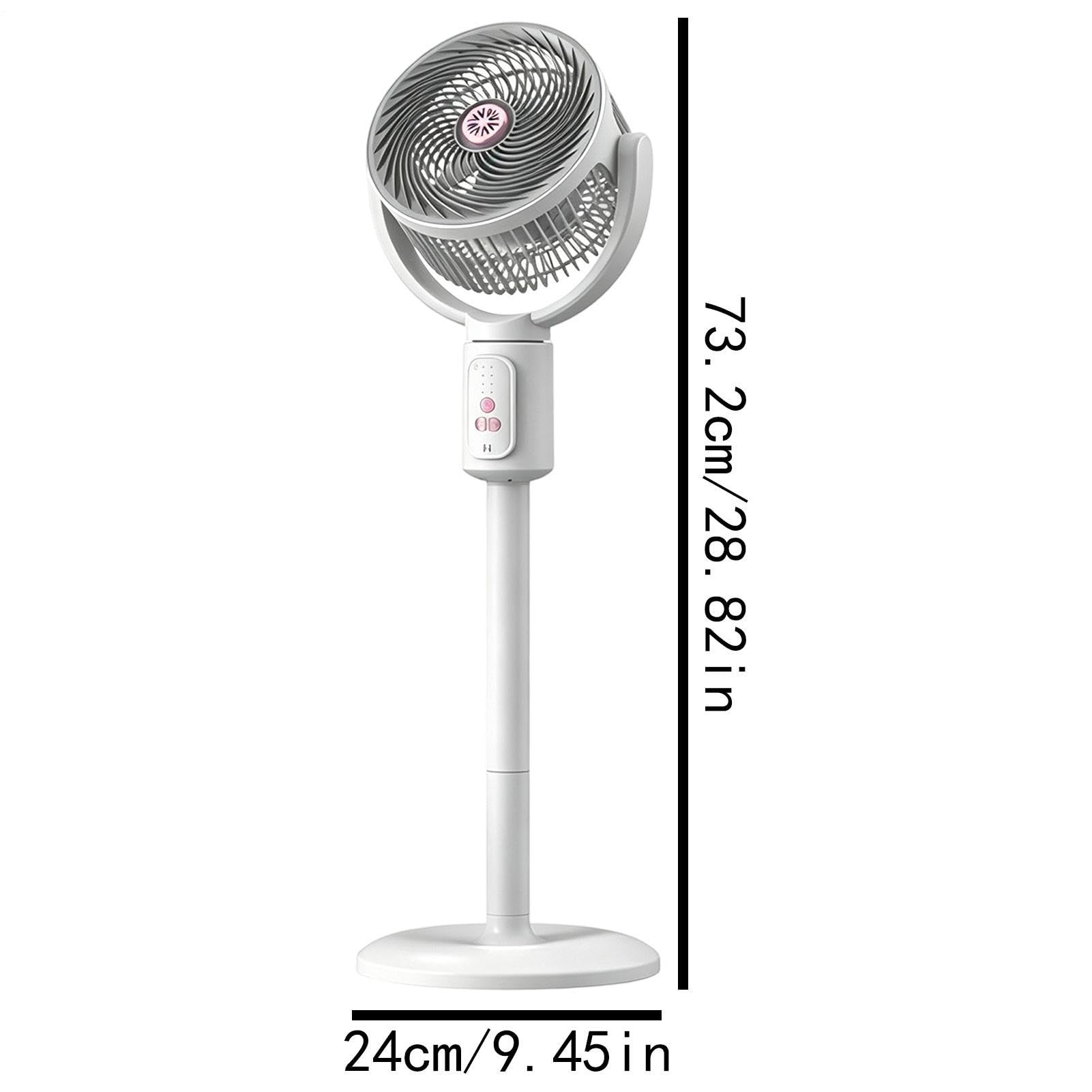Ventilatore A Piantana Con Telecomando 5 Velocità 180° Oscillante Timer 8h | Potente Ventilatore A Pianta Per Cucina Ufficio Domestico Dormitorio Lavoro Studio Sonno Campeggio