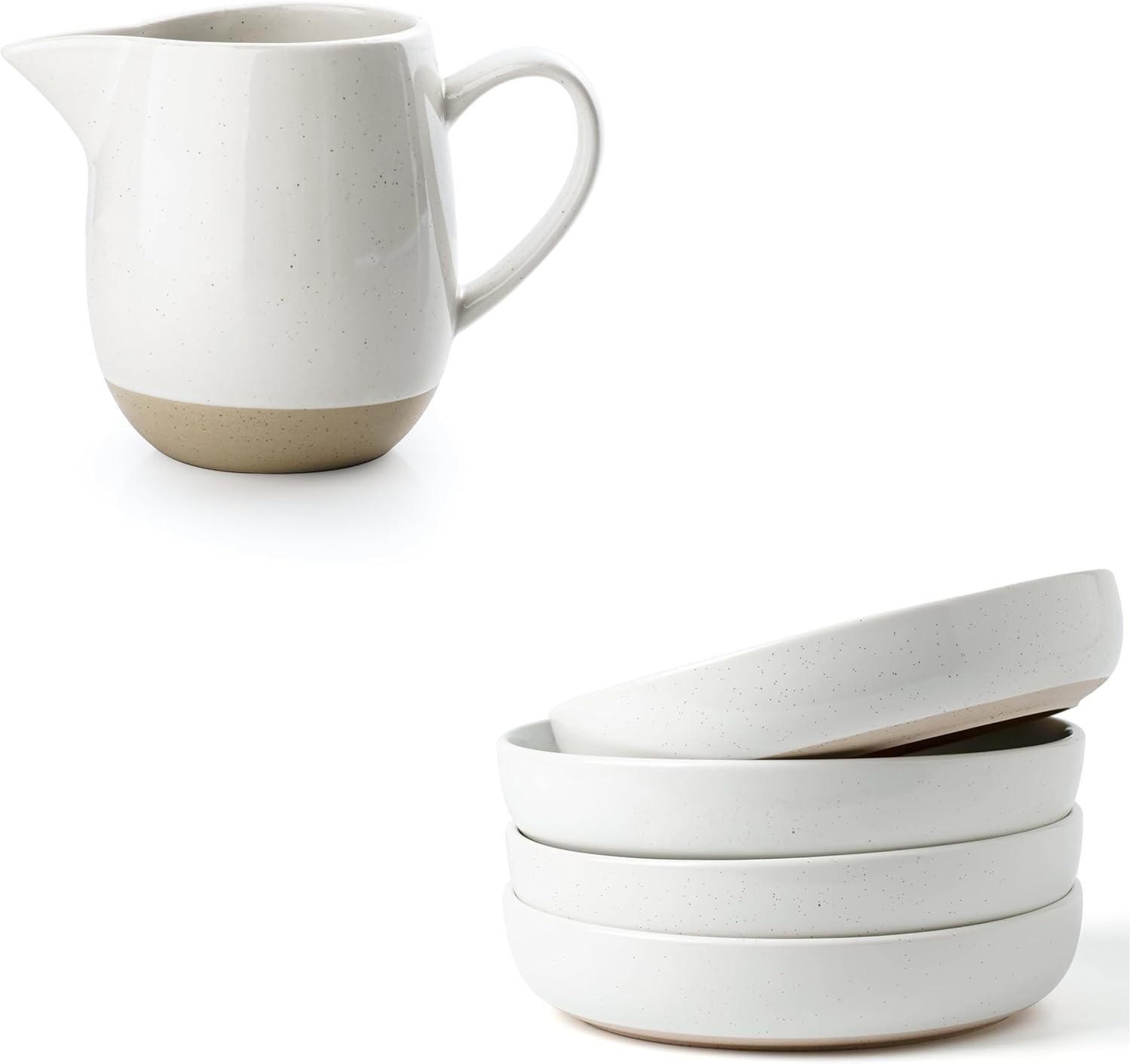 33 oz Bowl Set and 13oz Creamer with Handle