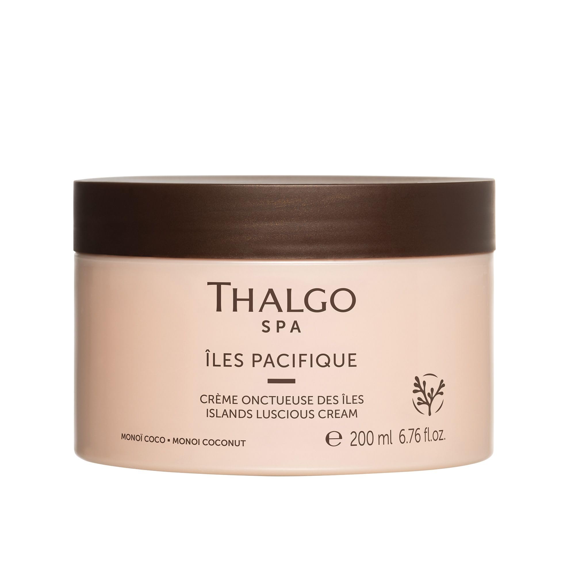 THALGO Spa Îles Pacifique Zartschmelzende Insel-Creme 200 ml - Sanfte Feuchtigkeitscreme mit hochwertigem Monoï-Öl