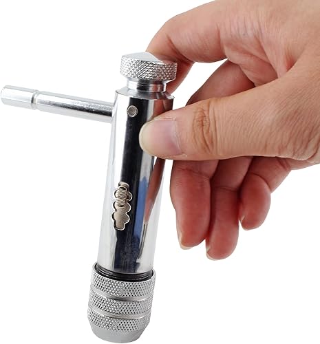 Miniatura 3 de Llave de llave de trinquete ajustable con mango en T Rango de capacidad de llave M3-M8