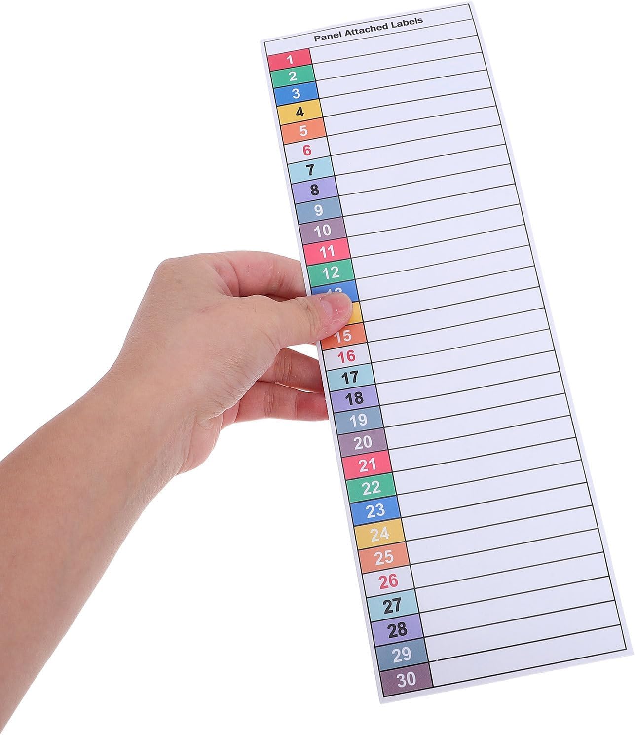 LALAFINA Electrical Box Labels - 8 Sheets Self-Adhesive Waterproof Circuit Breaker Panel Stickers for Outdoor Electrical Panel Identification and Safety