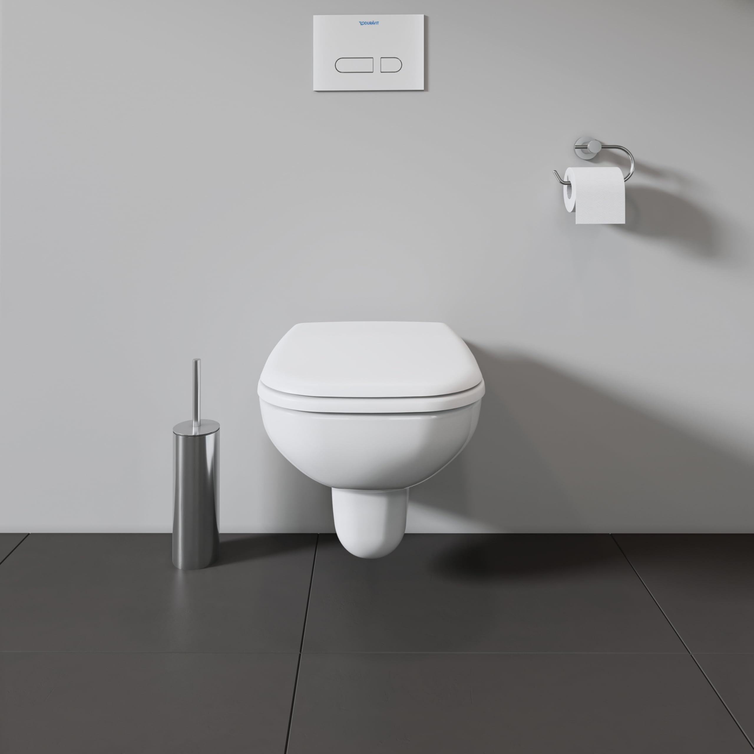 Duravit D-Code inodoro suspendido Compact, lavable, 350x480x355mm, 2211090000, Color: Blanco alto brillo