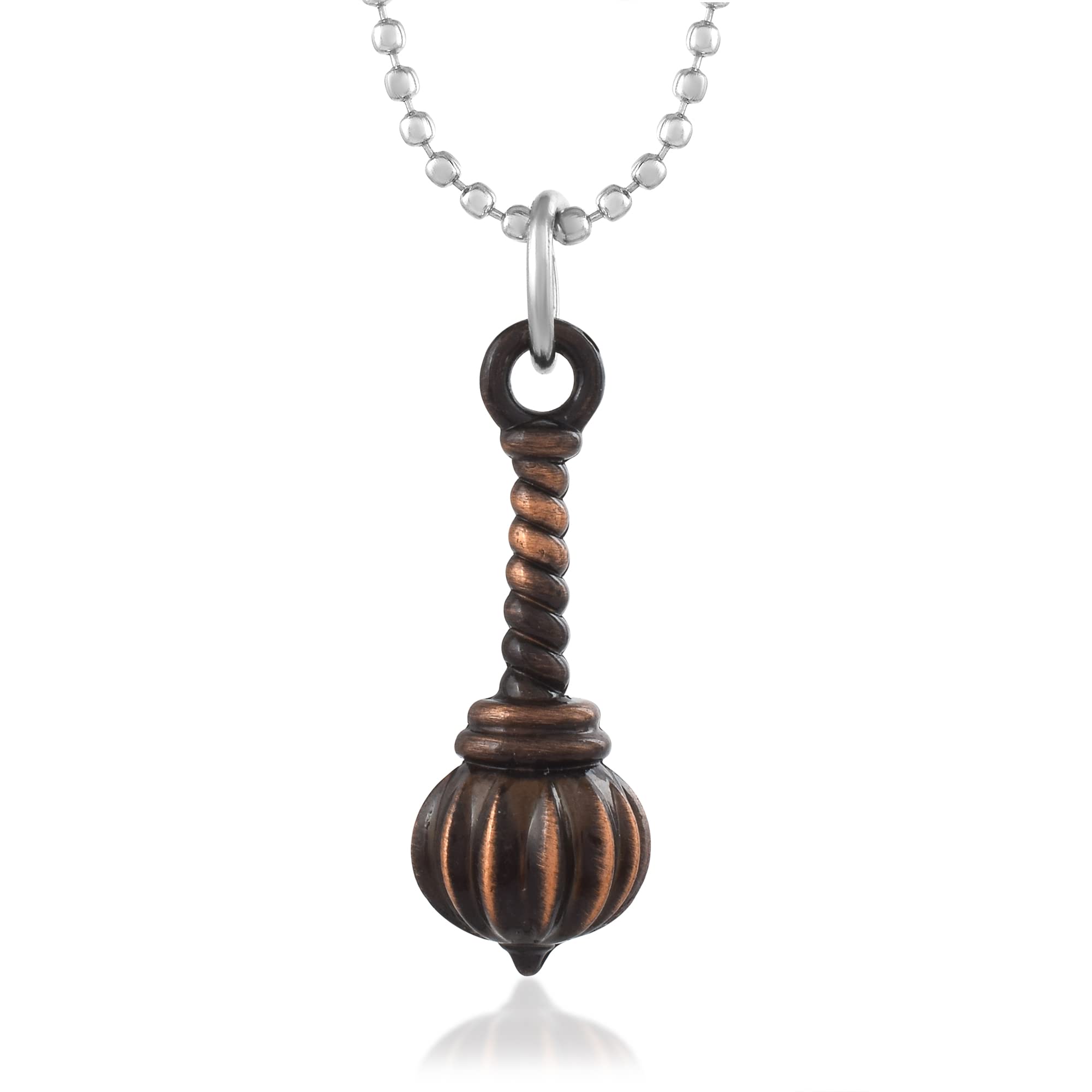 DULCI Stainless Steel Copper Coated Hanuman Gada Pendant Locket With Chain (B0C5RYL3QF) Amazon Price History, Amazon Price Tracker