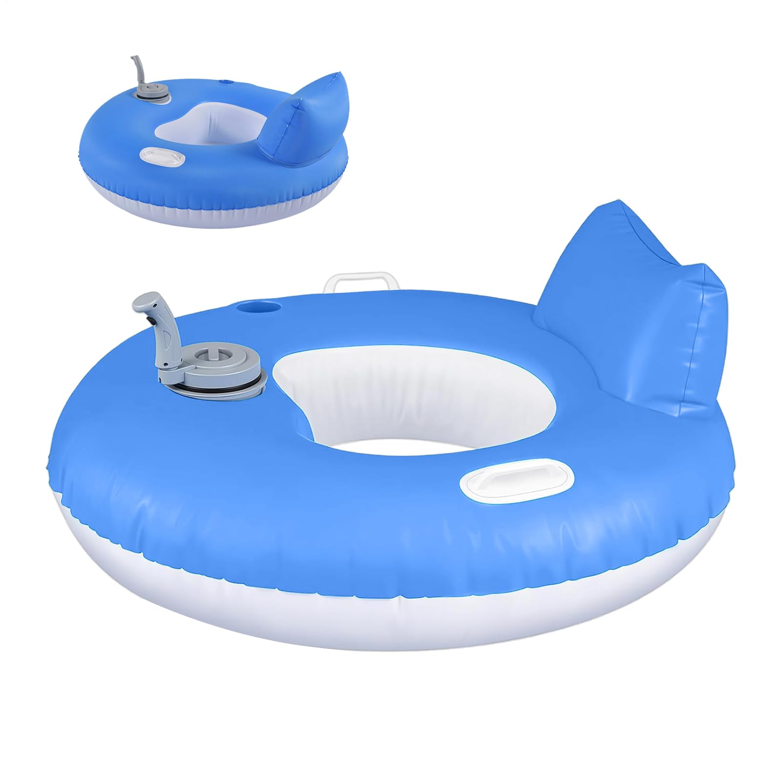 Motorized Float, nadmuchiwany drifter, 39,76 maty akumulatorowe, salon wodny do relaksu jeziorem, pływanie rzeką, opalanie plażowe, leisuring na basen, letnie wakacje, przygody na świeżym