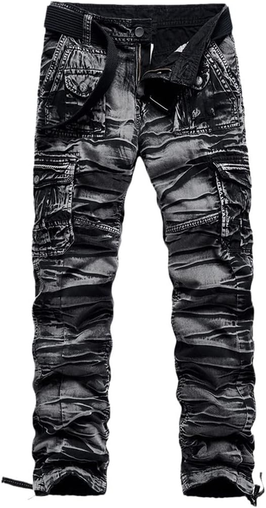Mens Cargo Pants, Casual Jogger Pants, Military Army Pants, Tactical Camo1 Sweatpants