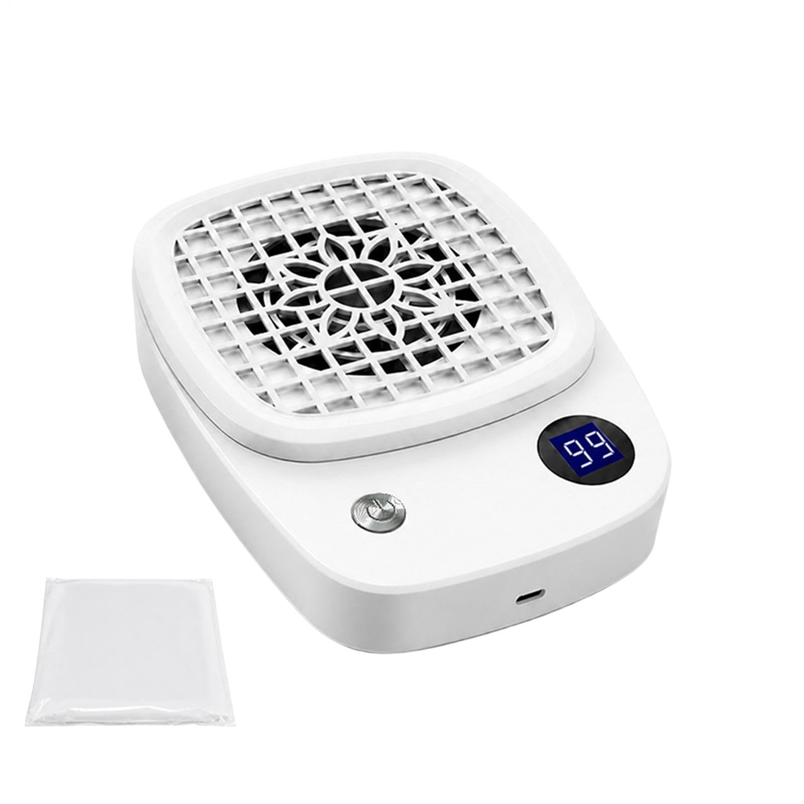 Colector de polvo silencioso para uñas, máquina de filtro de manicura de