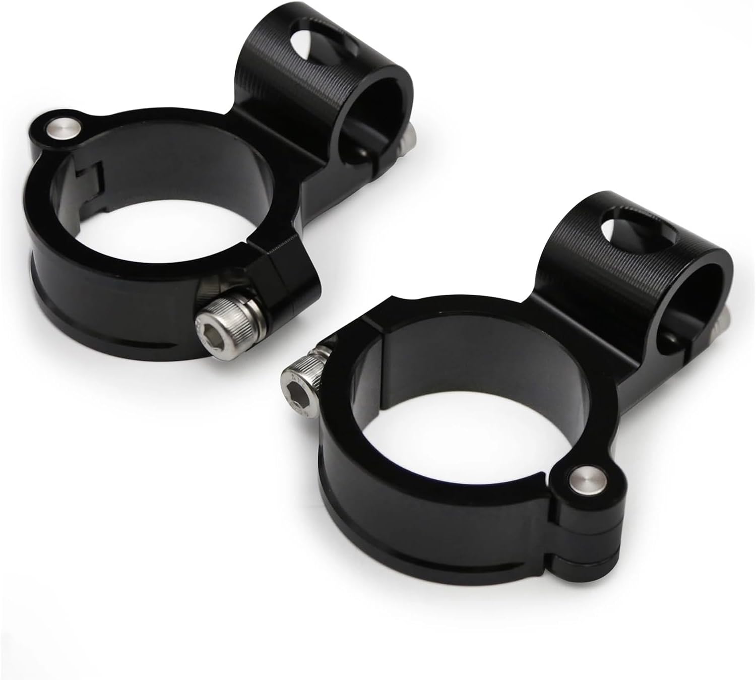 Motorcycle Handlebar Risers CNC 37 39 40 41 43 45 47 48 50 51 52MM Black Motorcycle Handlebar Adjustable Clip On Tube Handle Bar