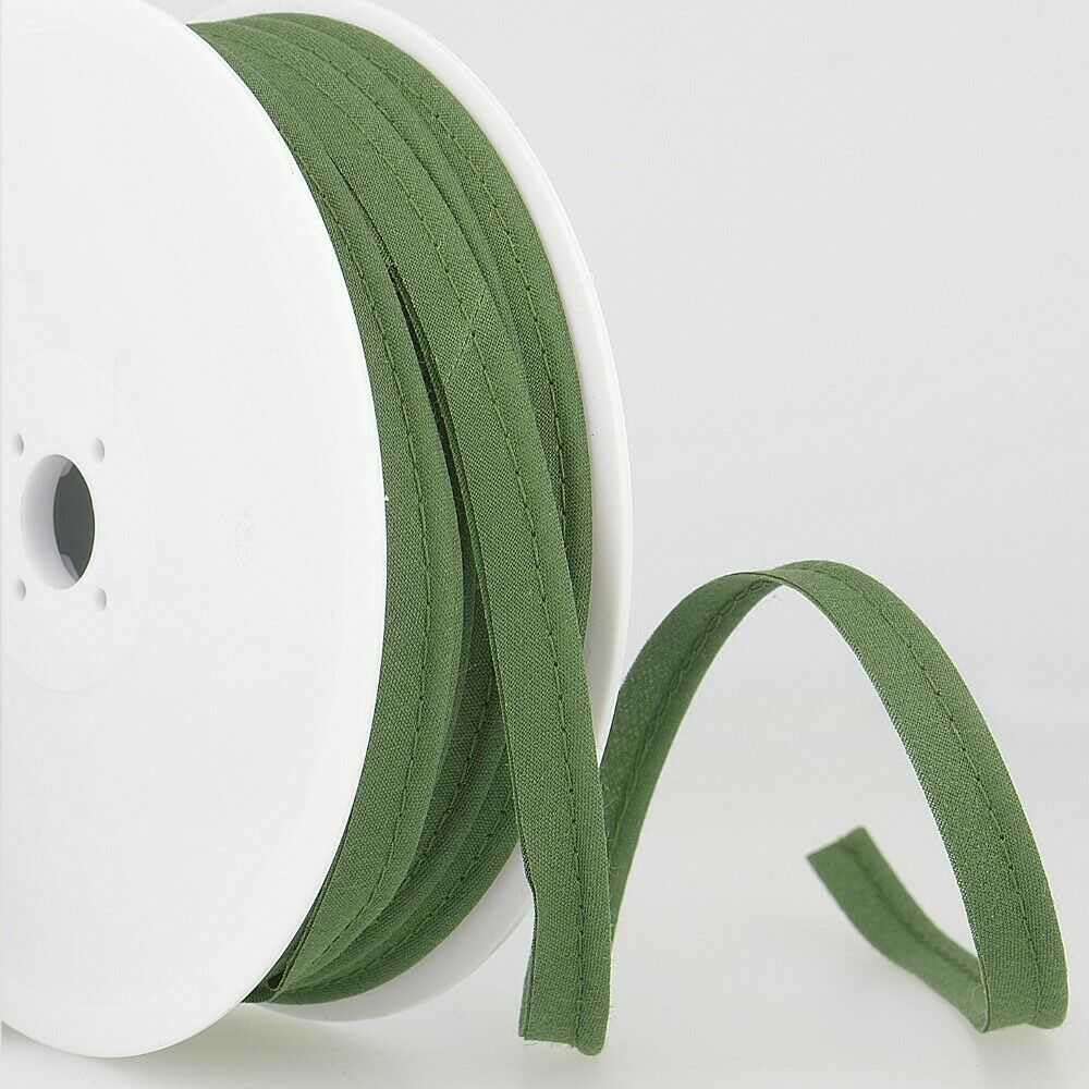 2mm Flanged Piping Cord 899D, 068 Dark Olive Green, 2 Metres