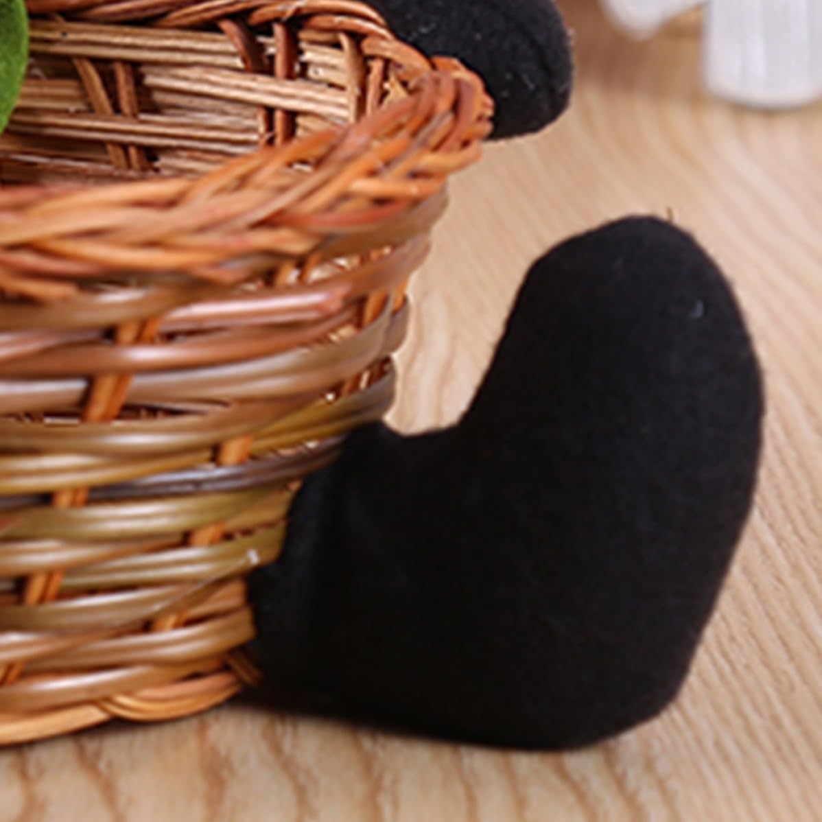 COHEALI Black Cat Halloween Candy Storage Basket, Cloth Strip Room Wedding