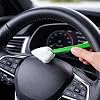 Kit de Cepillos de Limpieza para Teclado Mini (3 Piezas), Herramienta Detallada para Limpiar Ranuras con Raspador y Cabezal de Microfibra para Rieles de Ventanas, Rejillas de Aire y Electrónicos, Verde 8