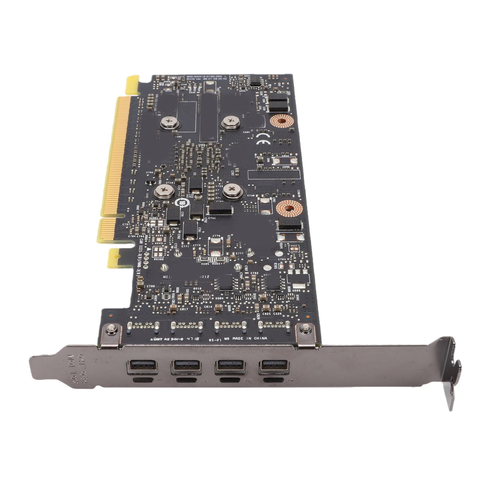 Fabater Scheda Grafica Quadro P1000, 4 GB GDDR5 PCI Express 3.0 X16, 128 Bit, 4 X DisplayPort, Scheda Grafica a Basso Profilo 4K 60 Hz, Video PC per Computer Desktop