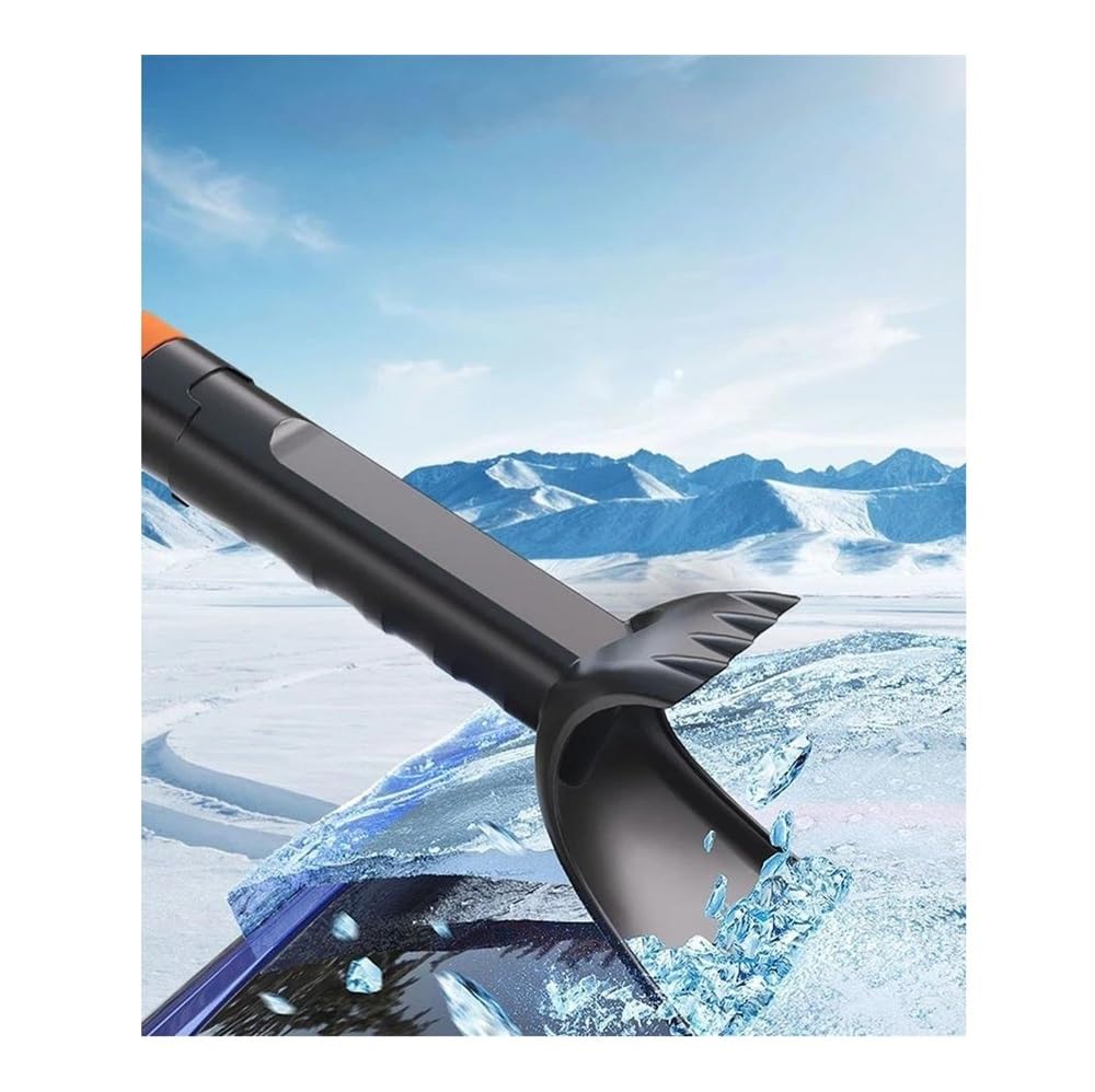 Rascador de hielo para coche Cepillo De Deshielo De Vidrio Automotriz Invierno Un Conjunto Herramientas Pala Limpiador Vidrio Deshielo Automotriz Telescópico Limpieza Herramientas Rascadores de hielo