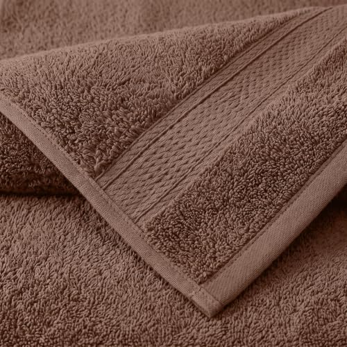 Superior Handtücher aus ägyptischer Baumwolle, 4er-Set, ultraweiche Handtücher, Dickes Plüsch, saugfähig, schwer, Gästebad, Hotel, Spa… – Ansicht 9