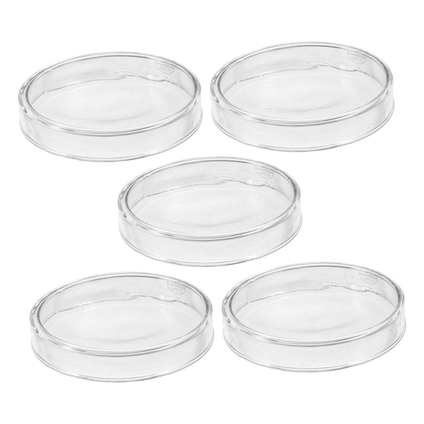 5 Pezzi Piastre Da Laboratorio Piastre Di Petri Vuote Di Petri Trasparenti Di Per Cellulari Da Laboratorio Da Di