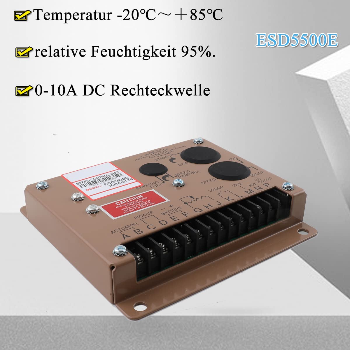 Motordrehzahlregler ESD5500E Drehzahlregler Motorregler DC 12V/24V