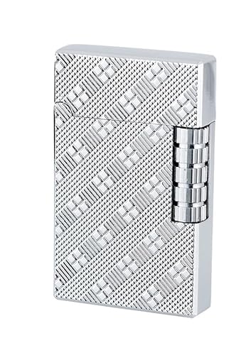 Retro Gas Feuerzeug Metall Soft Flamme Reibrad Stein Seitenrad Geschenk Box Etui Vintage Look Retro Gas Feuerzeug Metall Soft Flamme Reibrad Stein Seitenrad Geschenk Box Etui Vintage Look