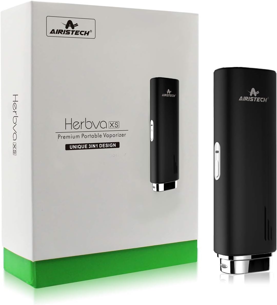 Airis Herborn Dry Herb Vaporizer, Isolated Airflow Technology, Magnetic Heating Chamber Cover, Fast Heat, Haptic Feedback (Vibrate Alert), 2200mAh Battery, Herbal Vaporiser