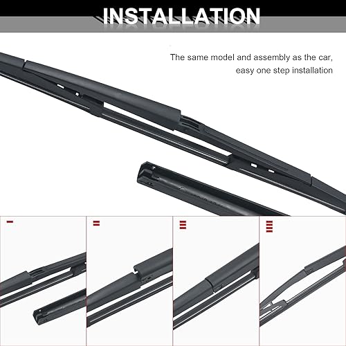 Miniatura 4 de Escobilla de brazo del limpiaparabrisas trasero para Chevro-let Malibu Maxx 2004-2007# 15216566, juego de limpiaparabrisas trasero